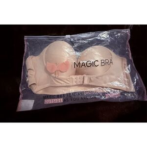Magic Bra Feels Beautiful Inside Of The Outside Tan Sz 38 D New